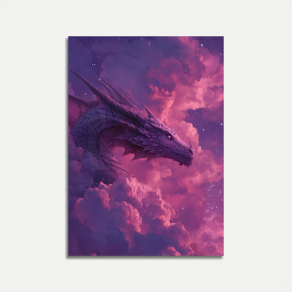 Póster Nubes de dragón místico