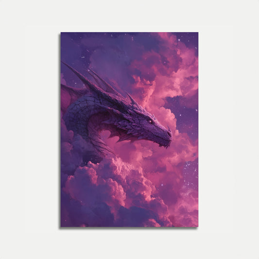 Póster Nubes de dragón místico