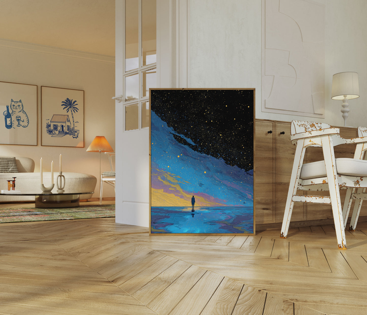 Cosmic Journey Solitude Poster