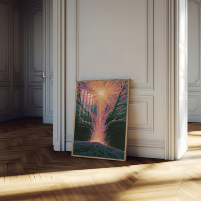 Cosmische Boom Poort Poster