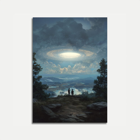 Alien Encounter Sky Poster