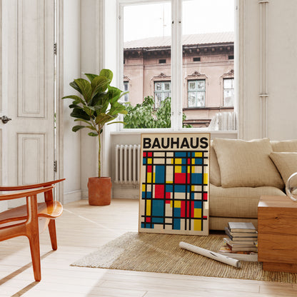 Bauhaus moderne geometrisk plakat