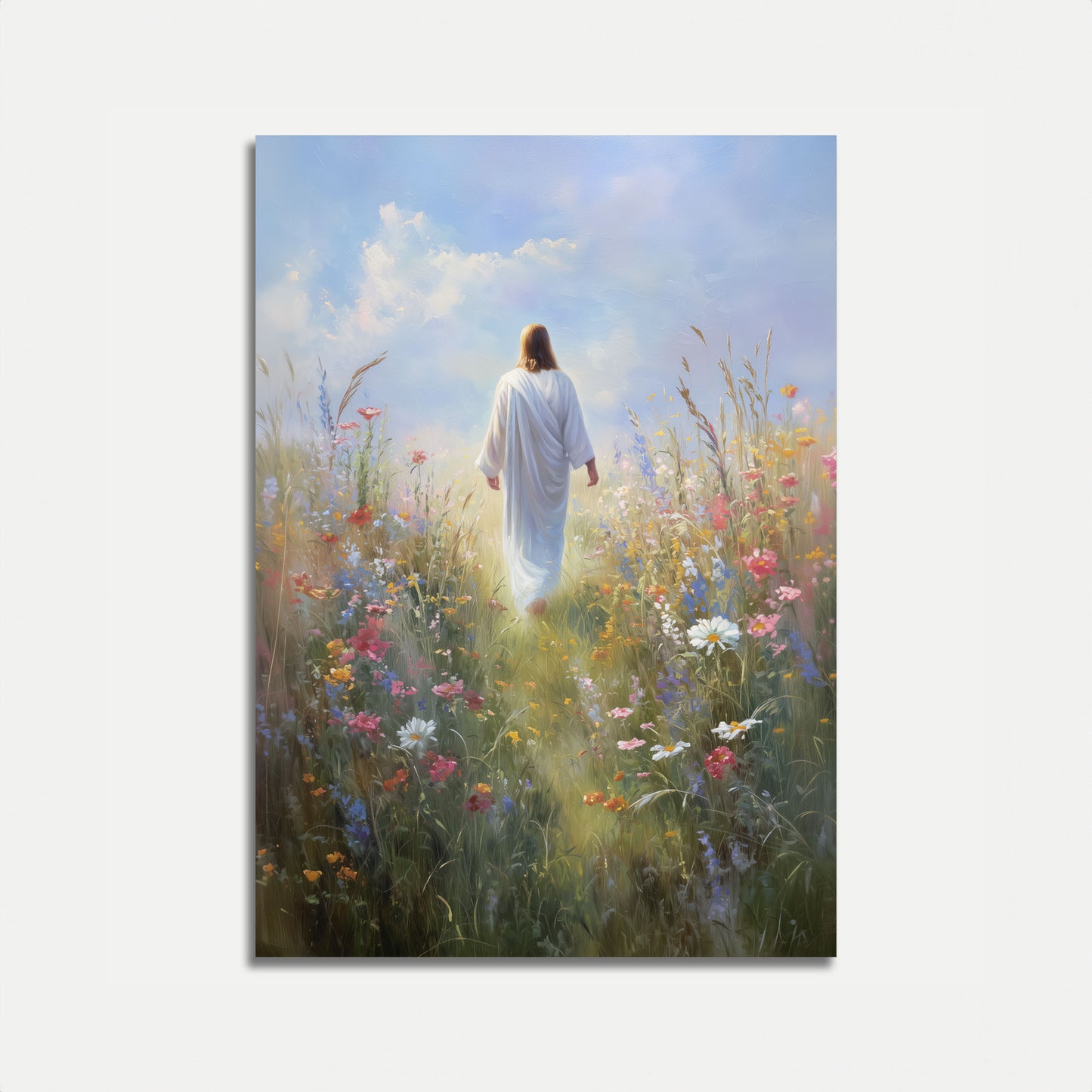 Fredelig Eng Spirituel Plakat