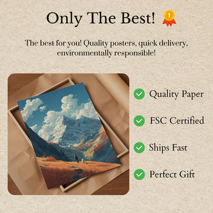 Mountain Wanderer Adventure Poster