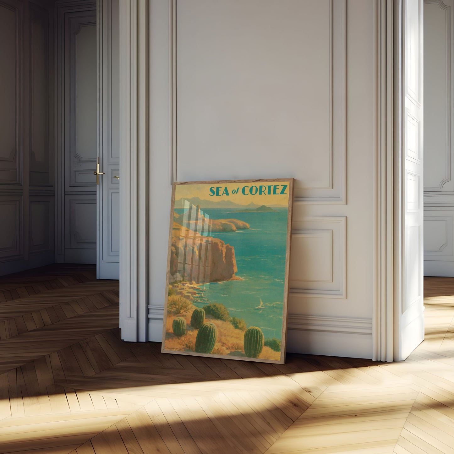 Küstenflucht Posterkarte Cortezmeer