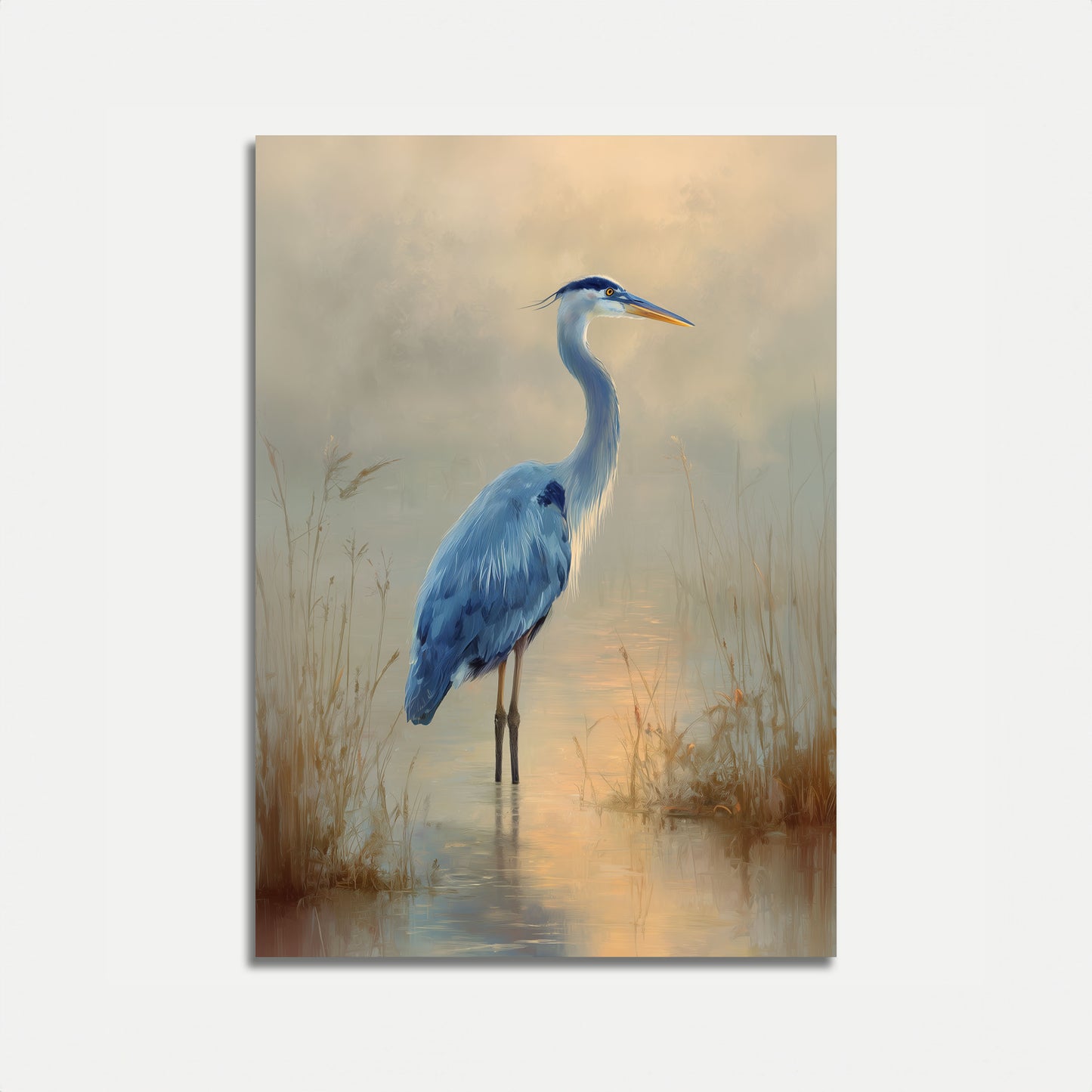Póster de Blue Heron Serenity
