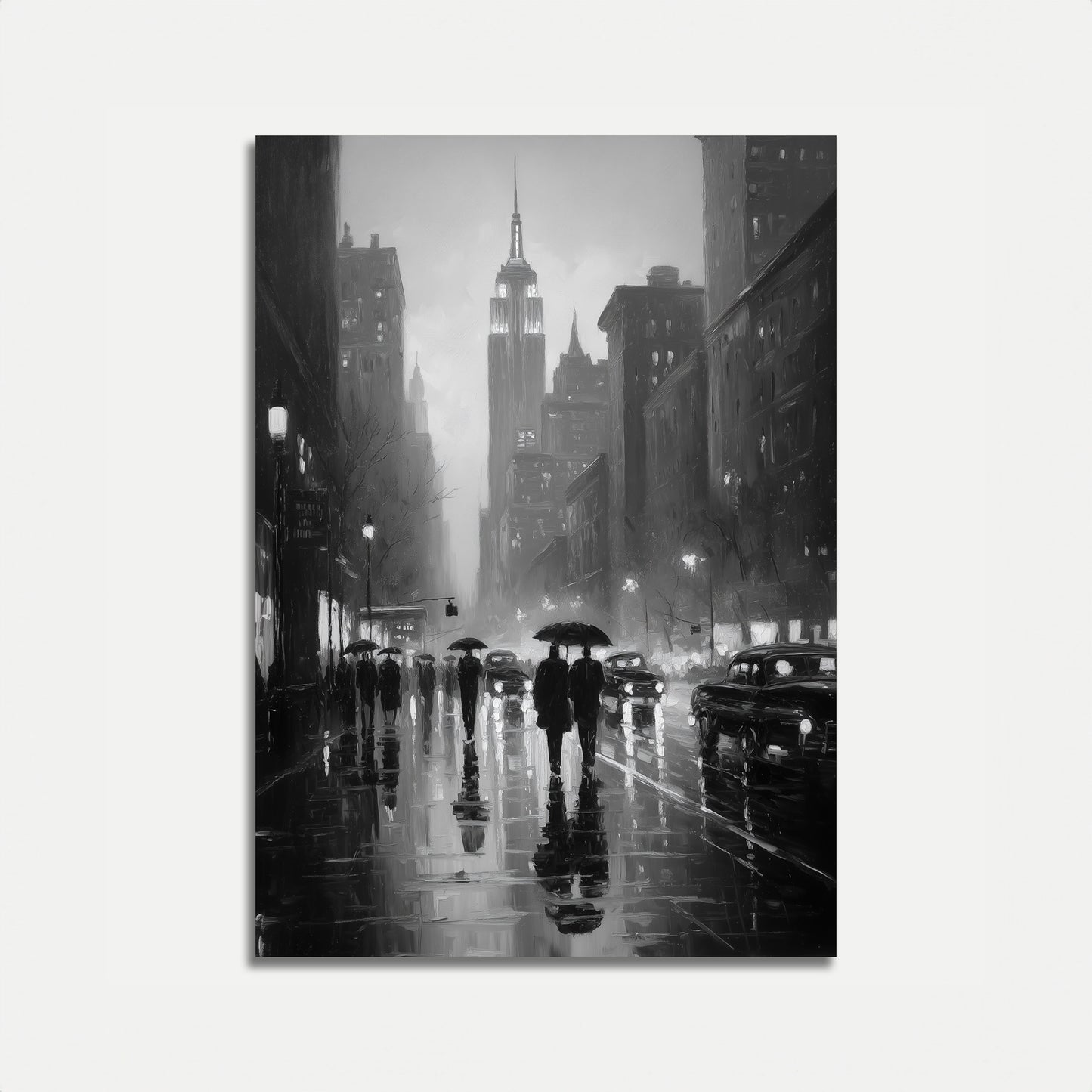 Rainy New York City Poster