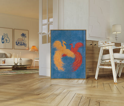 Phönix – Mythischer Vogel Poster