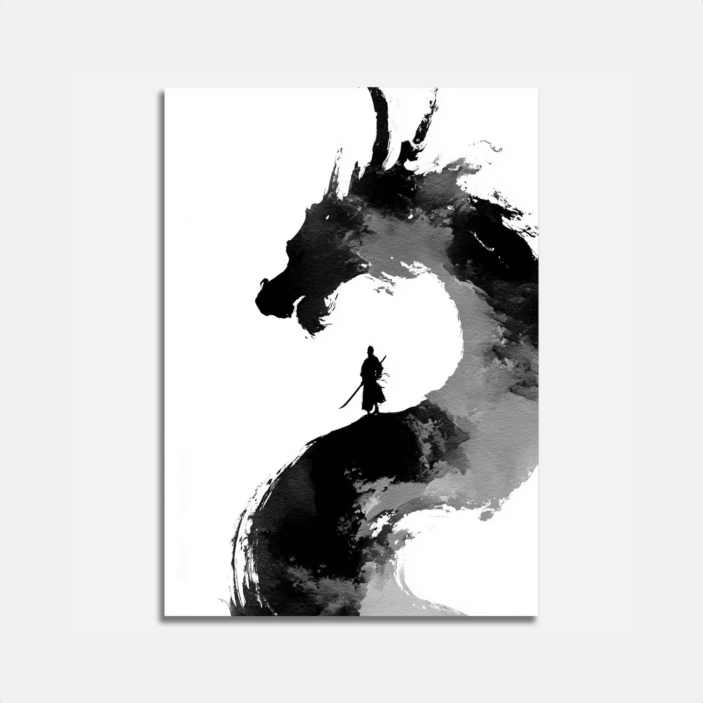 Samurai Dragon Spirit Poster