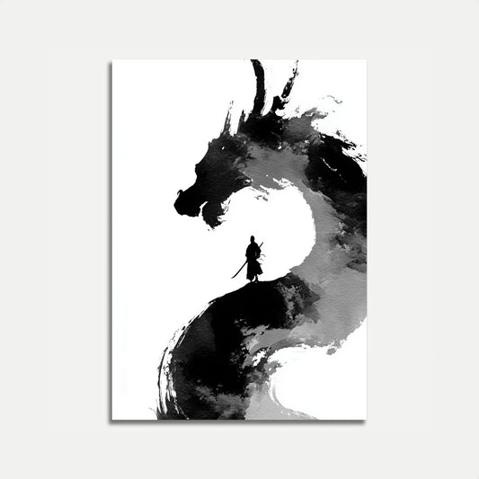 Samurai Dragon Spirit Poster