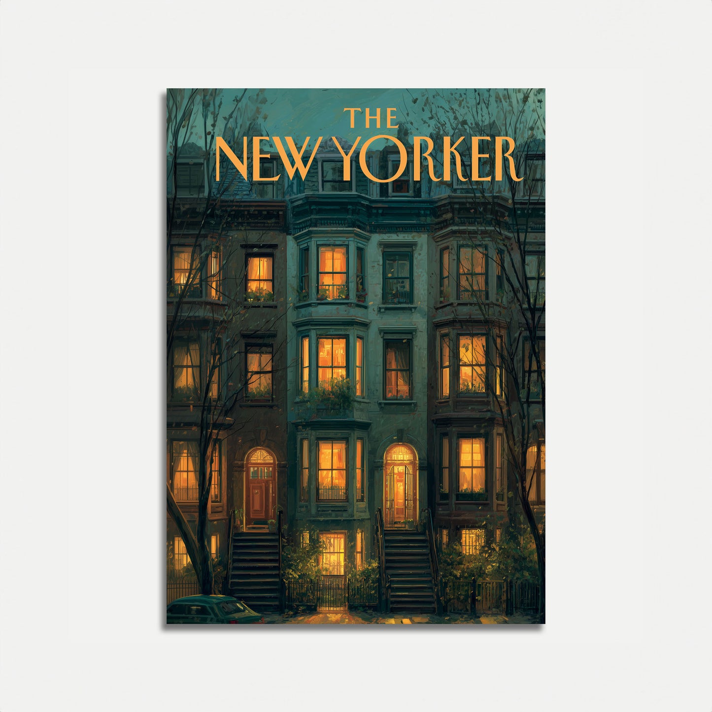 New York City Twilight Poster