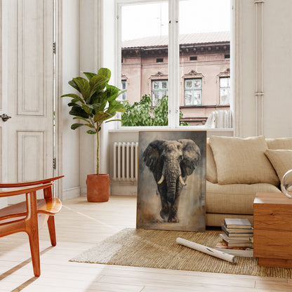 Majestic African Elephant Poster