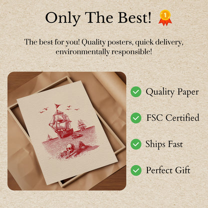 Skull Rock Pirate Voyage Poster