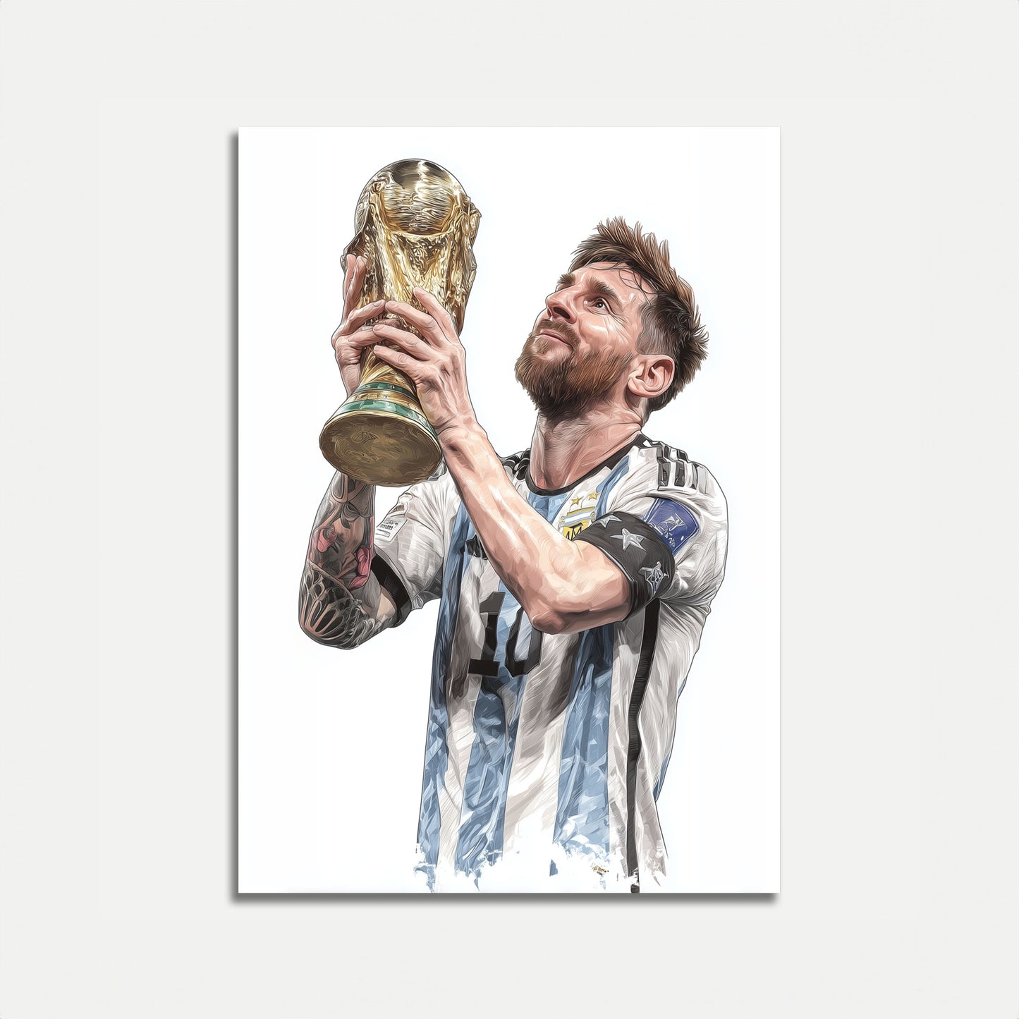 Mistr světového poháru Messi Plakát