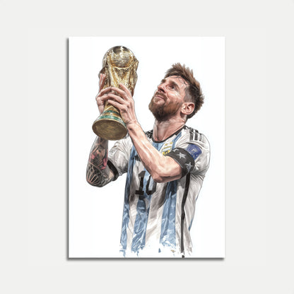 Mistr světového poháru Messi Plakát