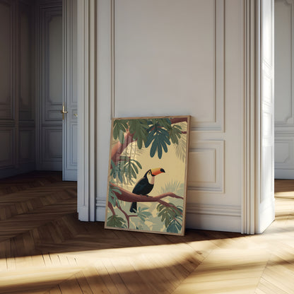 Tropical Toucan Forest Poster