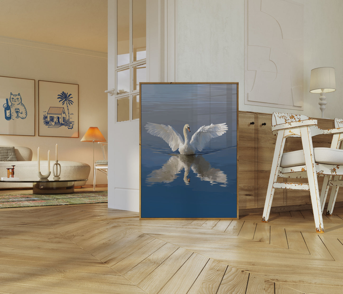 Poster Cigno Bianco Maestoso