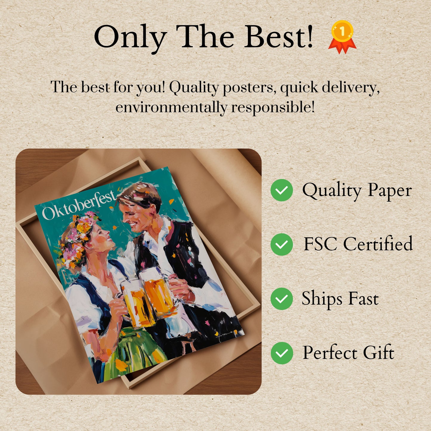 Festive Oktoberfest Beer Celebration Poster