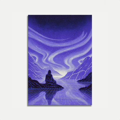 Meditation by Starlit Waters Poster