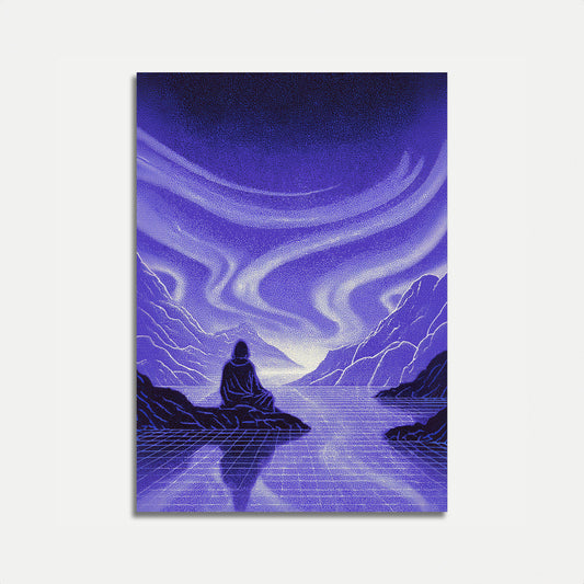 Meditation by Starlit Waters Poster