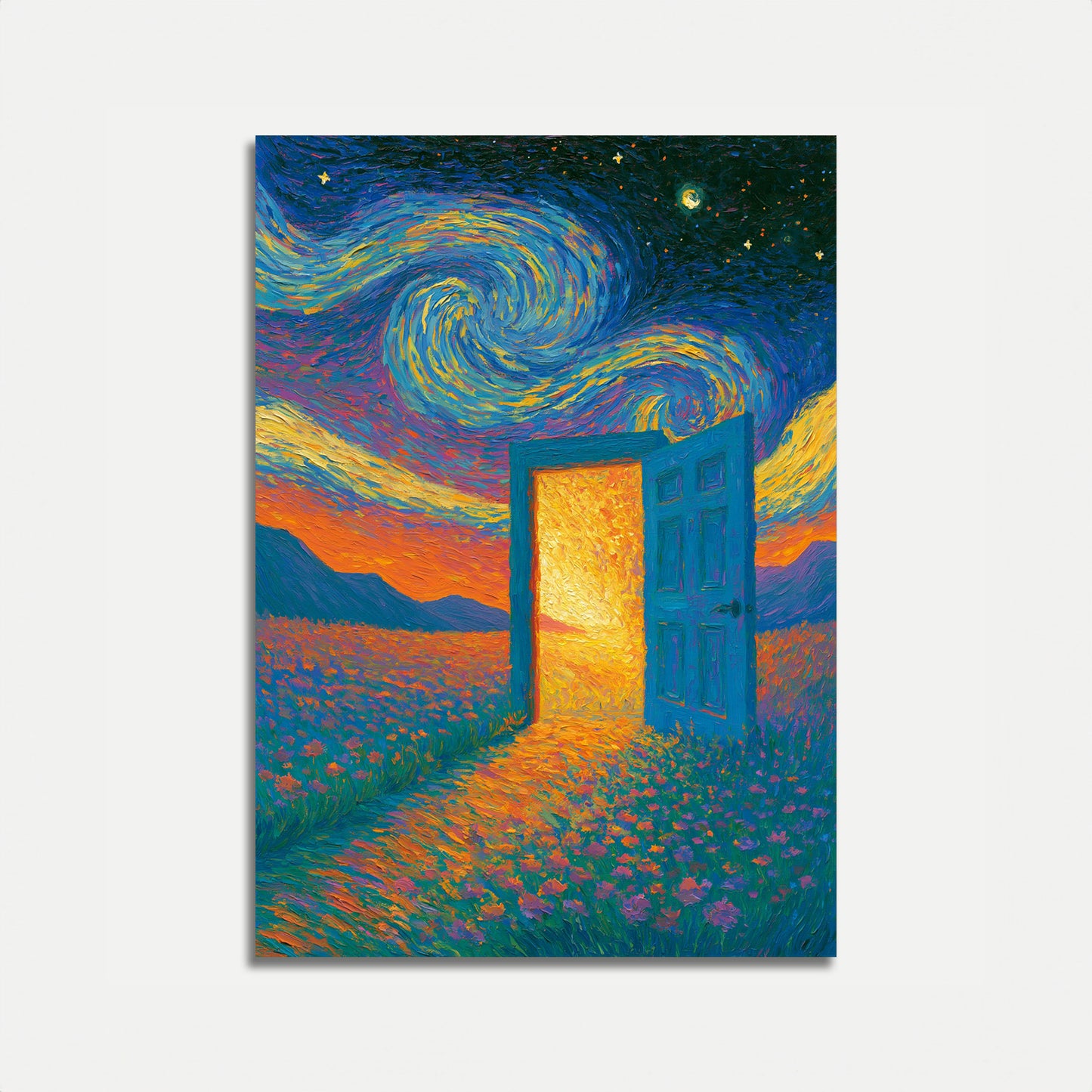 Sternennacht-Türposter