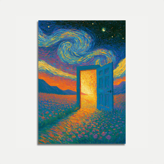Nachtelijke Sterrenhemel Poster