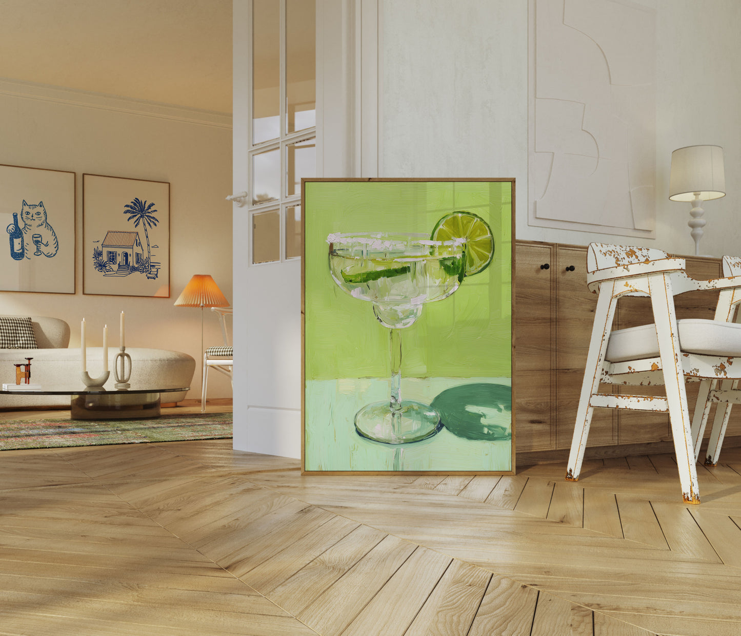 Klassisk Margarita Cocktail Plakat