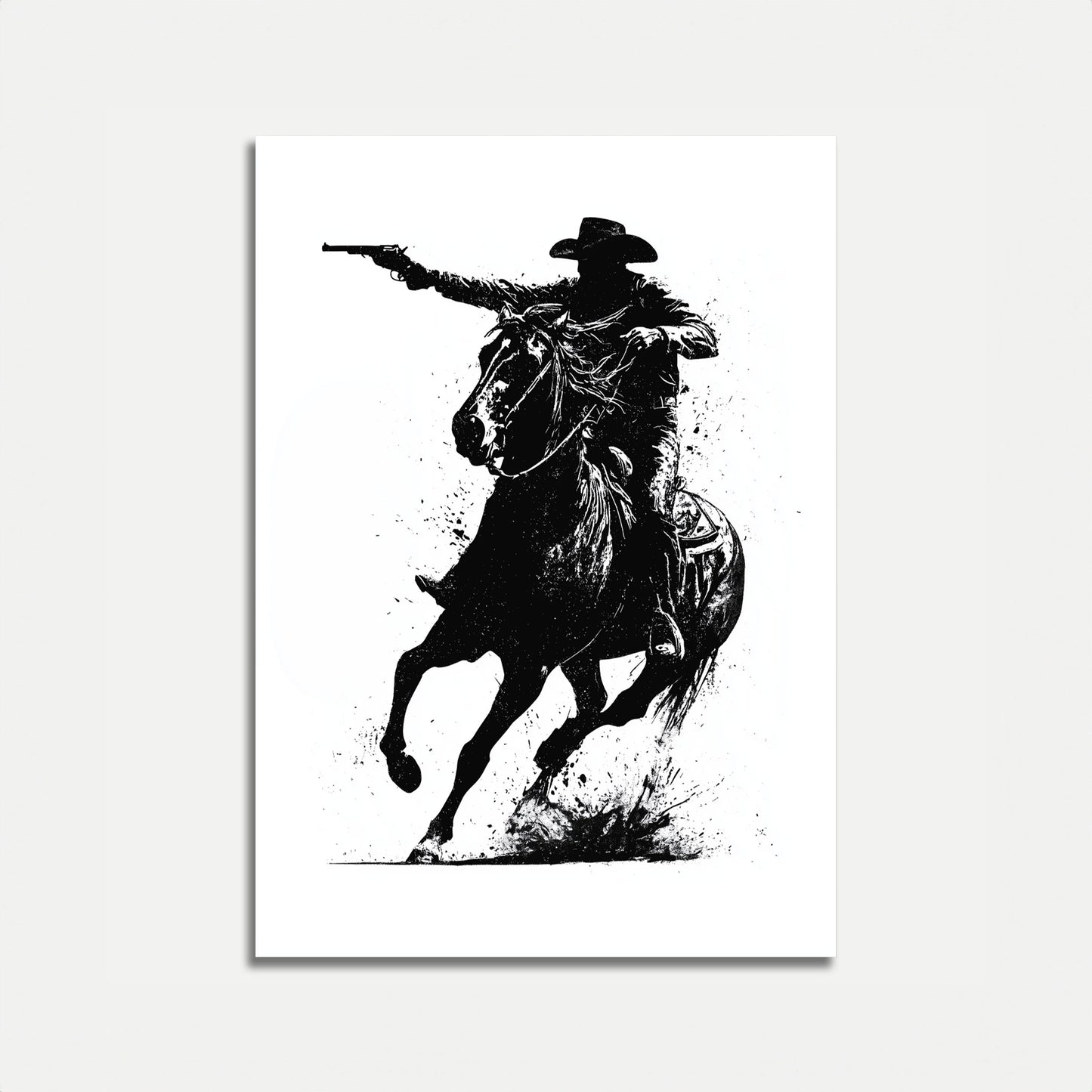 Wilder-Westen-Revolverheld-Poster