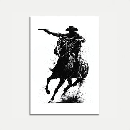 Wilder-Westen-Revolverheld-Poster