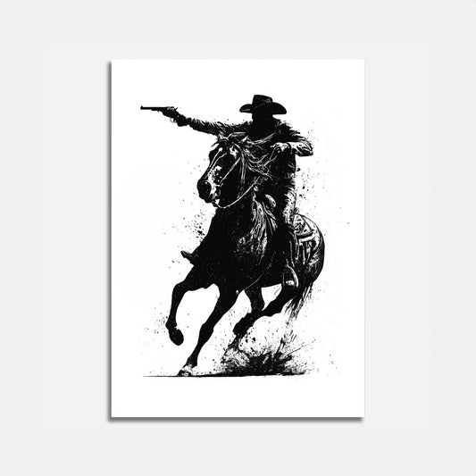 Wilder-Westen-Revolverheld-Poster