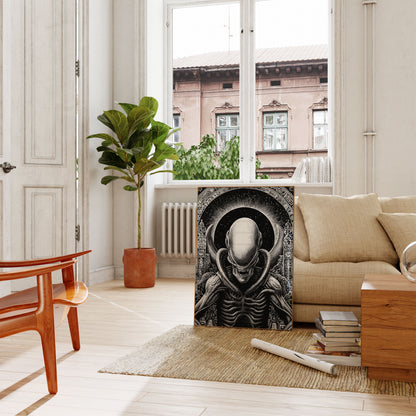 Cosmic Alien Invasion Poster