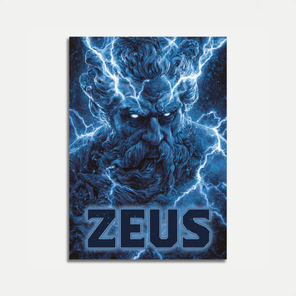 Zeus Storm God Poster