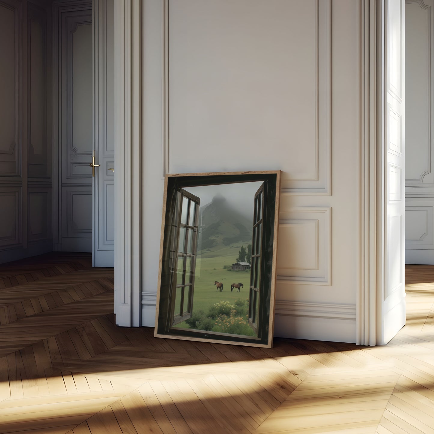 Mountain Meadow Serenity Poster