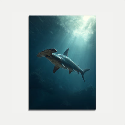 Great Hammerhead Shark Ocean Poster