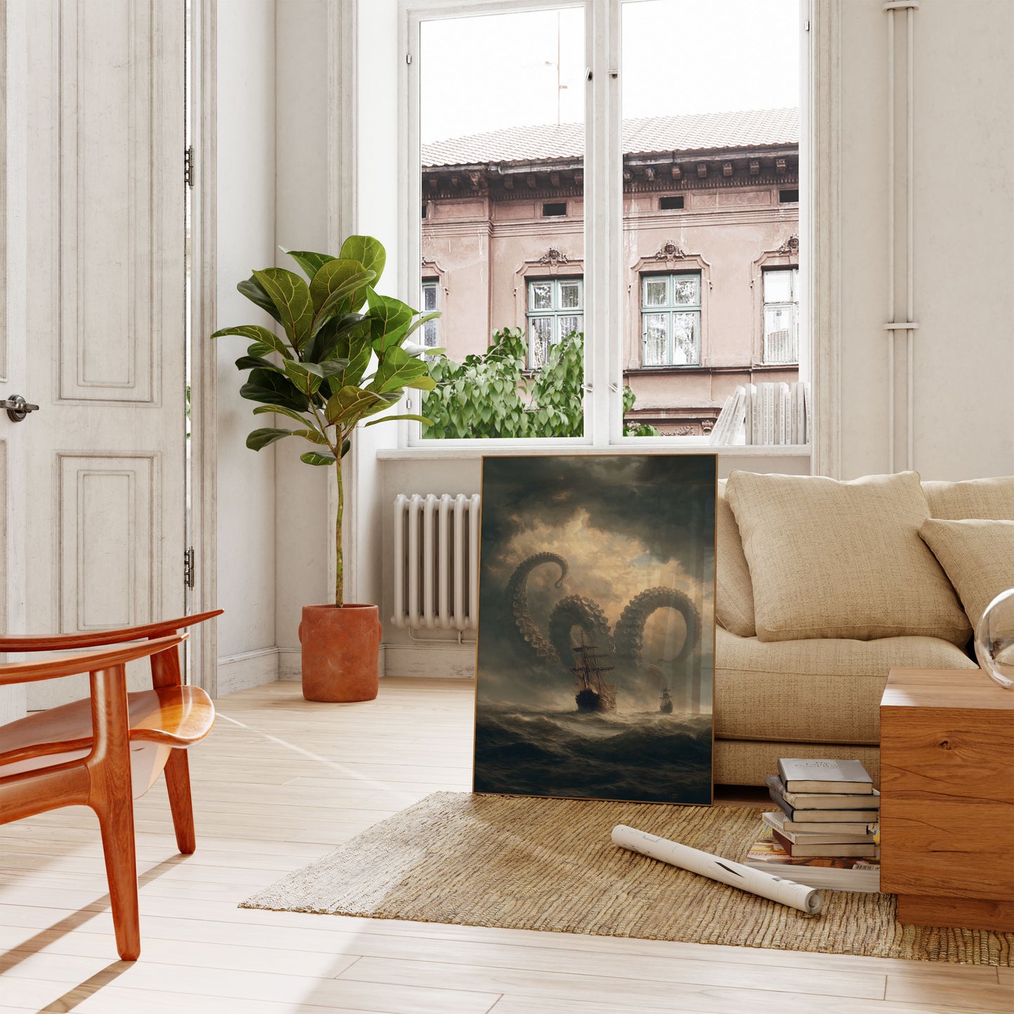 Kraken Sea Storm Encounter Poster