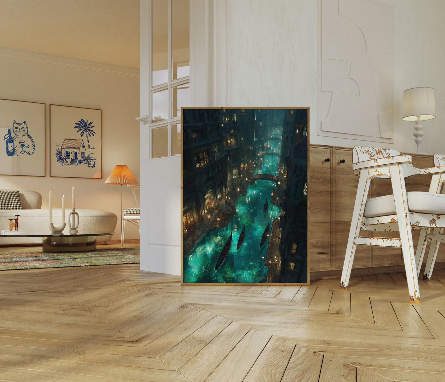Betoverde Venetiaanse Kanaal Poster