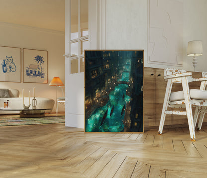 Betoverde Venetiaanse Kanaal Poster