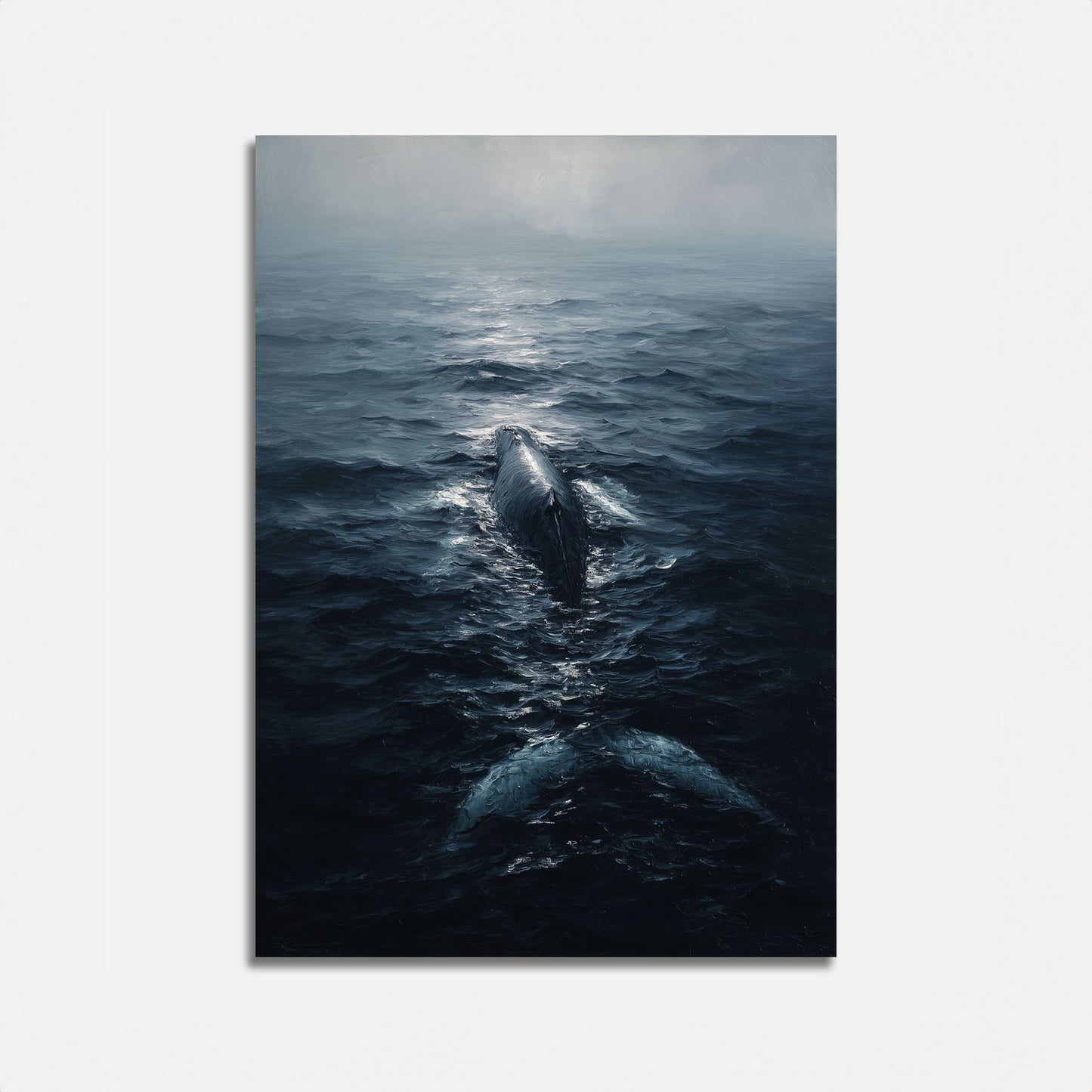 Majestætiske Hvaler i Oceanet Plakat