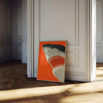 Great White Shark Attack Poster