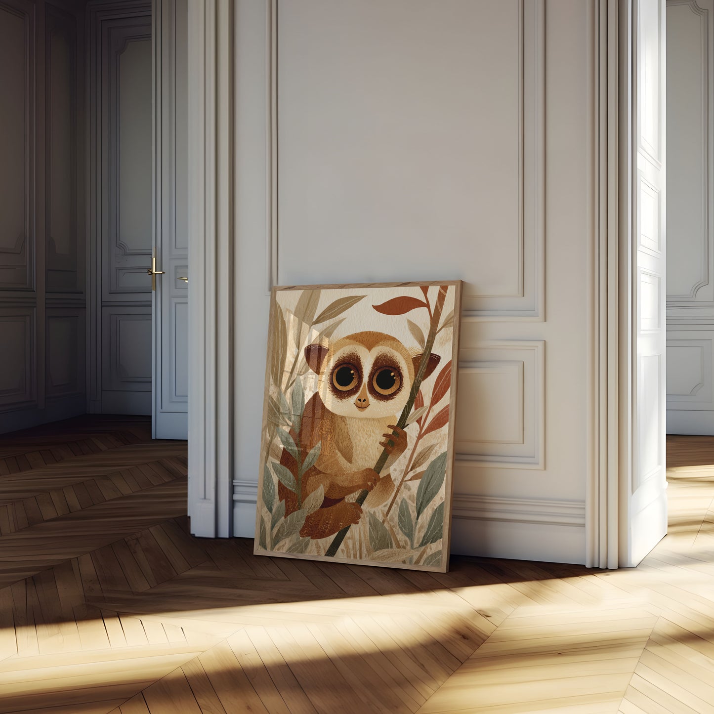 Curious Owl in Nature Poster