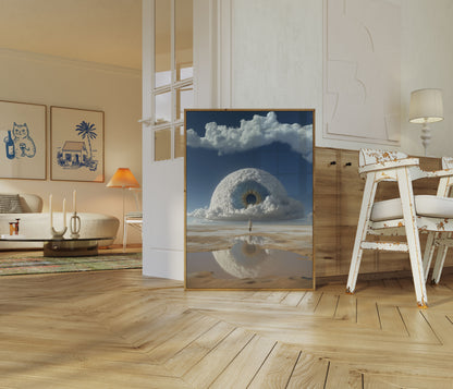 Cosmic Eye in the Desert Poster