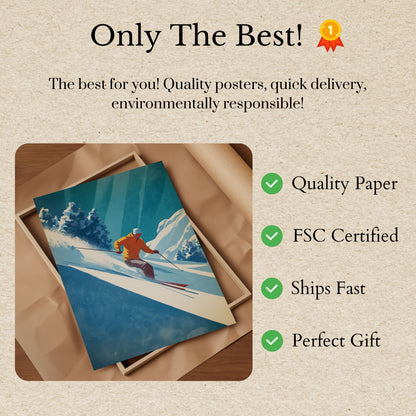 Alpine Ski Adventure Poster