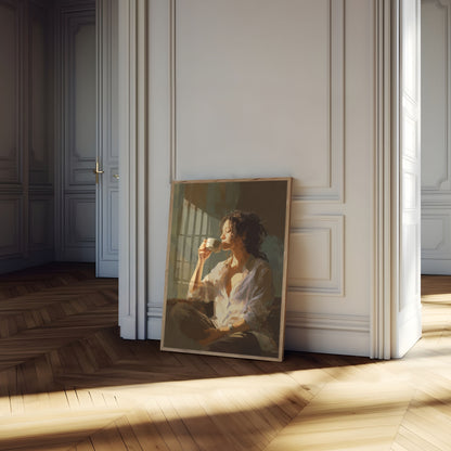 Morning Coffee Serenity Poster