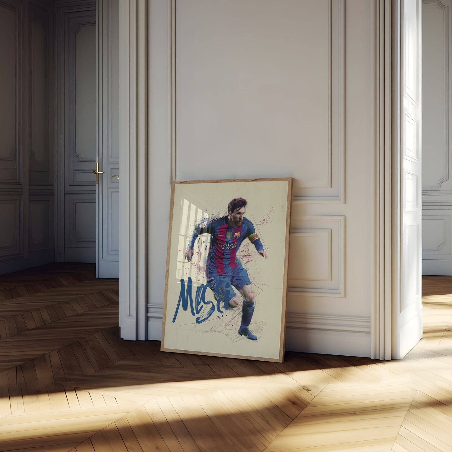 Fußball-Legende Künstlerisches Bewegungsposter