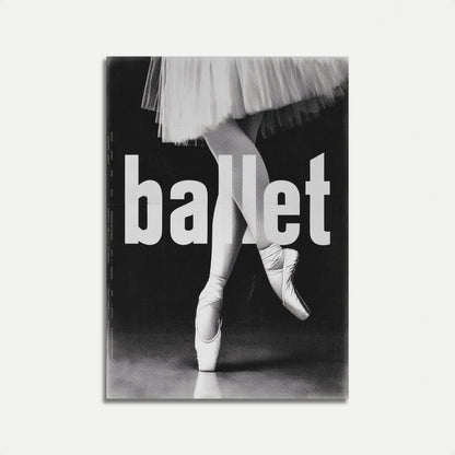 Ballett-Tänzerin Spitzenschuhe Poster