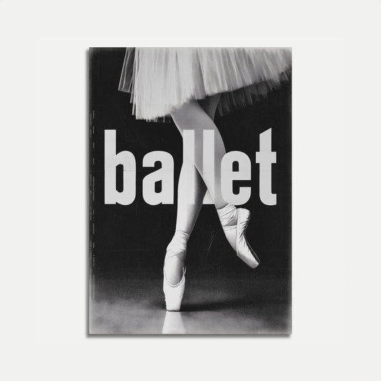 Balletdanser Spitsschoenen Poster