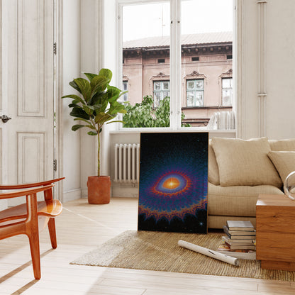 Kosmisk Sol Øje Plakat