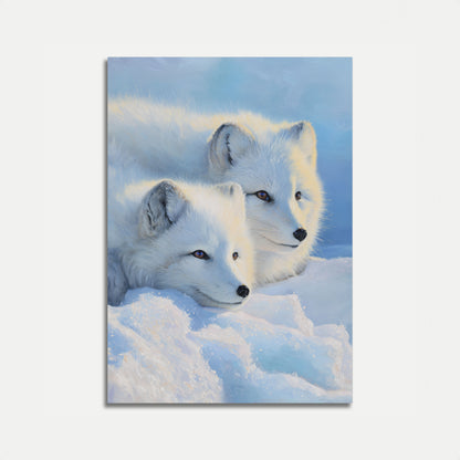 Arctic Wolves im Schnee Poster
