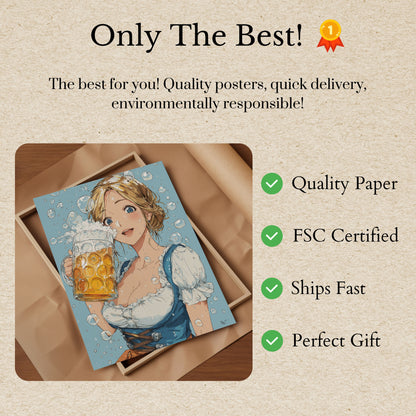 Bavarian Beer Celebration Poster