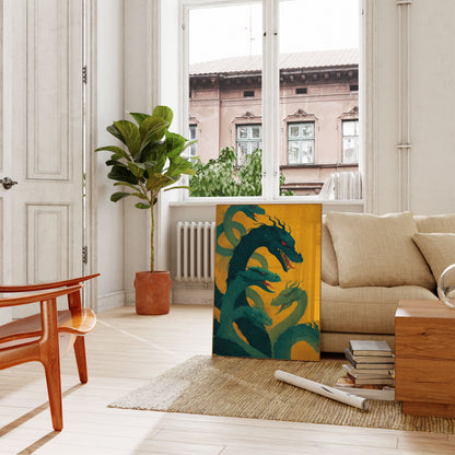 Póster del Enjambre del Dragón Esmeralda